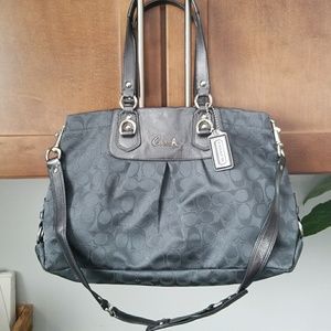 Grey/blue STUNNING Coach bag